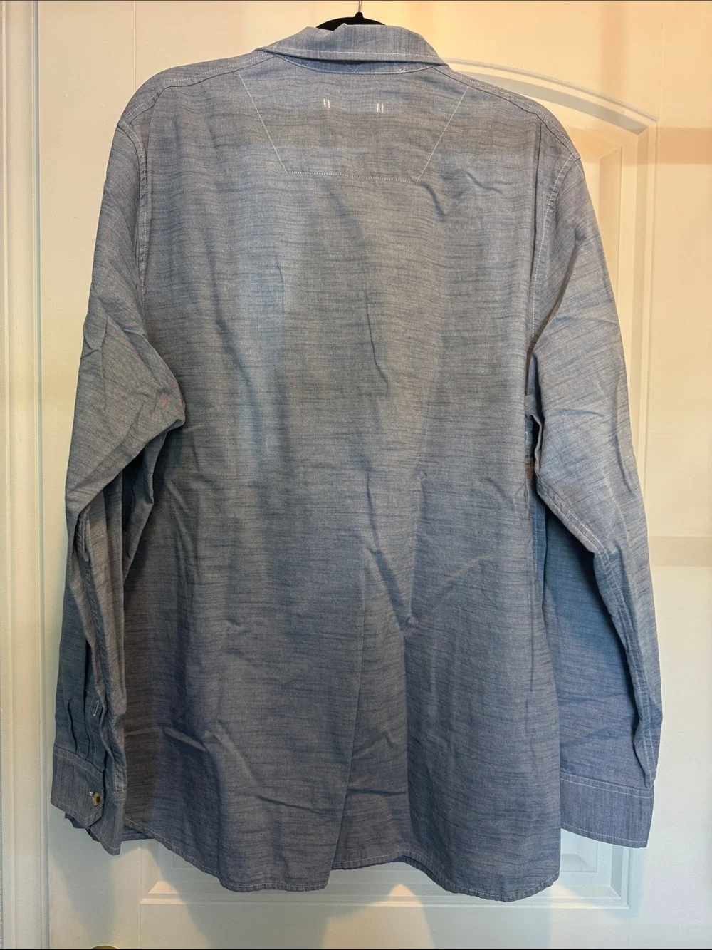 The North Face Light Blue Long-Sleeve Button-Up Shirt
